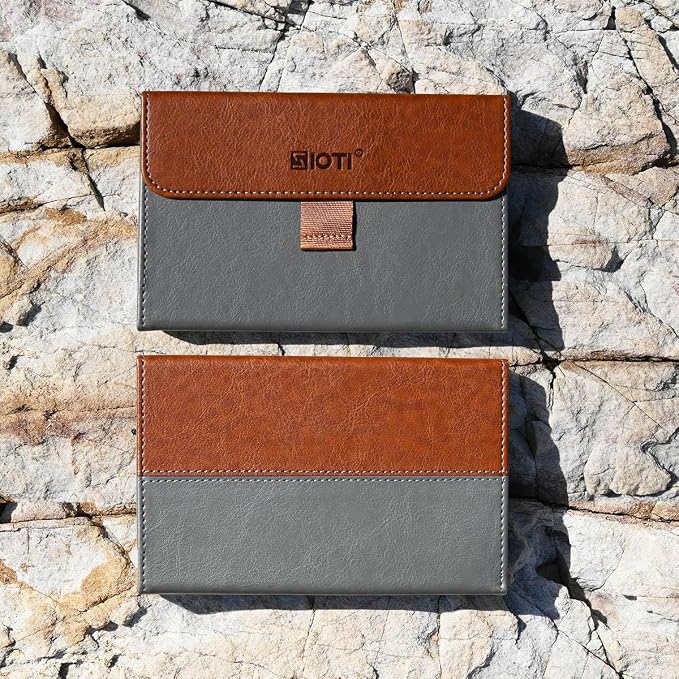 SIOTI Camera 100 * 100mm Square Filter Case 3 Pockets, Leather Filter Pouch, Compatible with 100mm*150mm Square ND/GND/Colorful Filter - Image 3