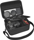 ALKOO Camera Bag for Canon T7/T100 & Sony a6400/a6700 | Padded Camera Bag, Adjustable Dividers for Body, Lens and Accessories, Shoulder Strap, Bag Only, Black by ALKOO