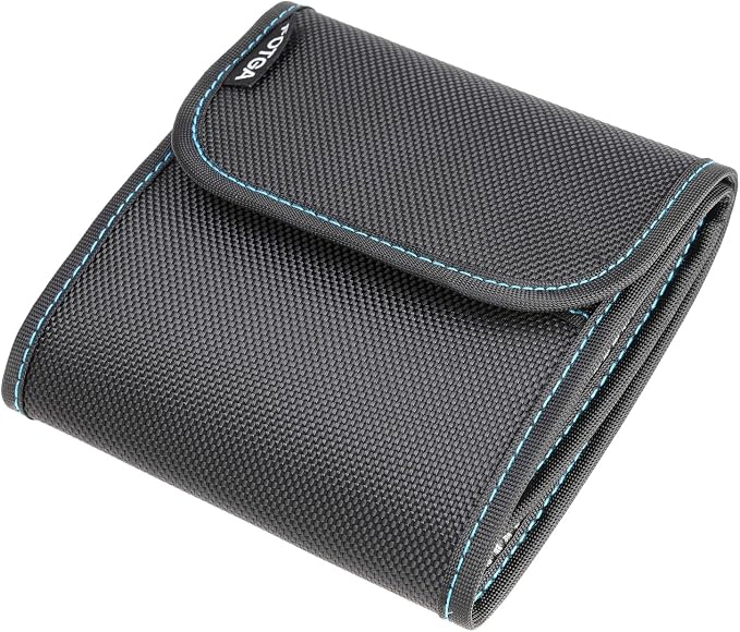 FOTGA 3-Pocket Filter Wallet, Holds Up to 95mm Circular & 100x100mm Square Filters, Waterproof, Durable with Belt Loop - Image 2