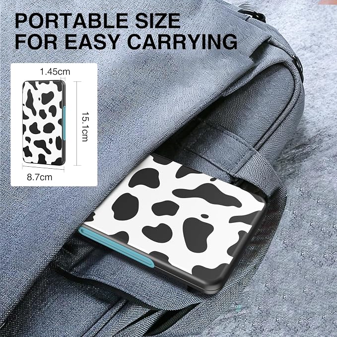 HEIYING SD Card Holder Witch 40 Precise Slots for SDXC SDHC Micro SD Cards | Portable SD Card Case, Hard ABS Shell with Soft Silicone Lining, Precise Card Slots,Magnetic Closure for Neat Storage - Image 6