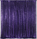 Poise3EHome Purple Sequin Backdrop,8FT x 10FT Sequin Photography Backdrop Curtain for Halloween Party Birthday Decoration by Poise3EHome