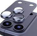 Suoman for iPhone 17 Pro Max Camera Lens Protector -Dark Blue | [All-in-one Frosted] [Strong-Adhesion] Metal Frame Tempered Glass Camera Lens Cover by Suoman