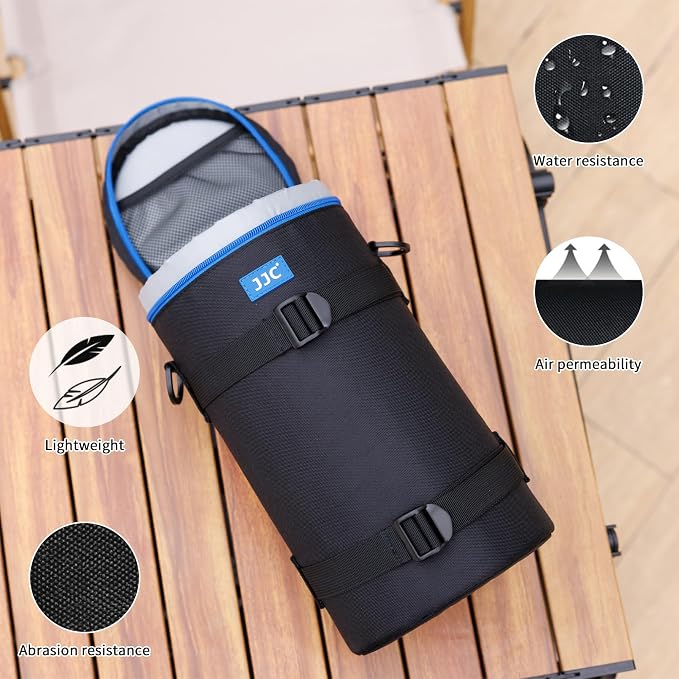 Large Camera Lens Case for Sigma 150-600mm C & Nikon 200-500 Below 5x11.4'' | Deluxe Camera Lens Carrying Bag for Tamron SP 150-600mm f/5-6.3 Di VC USD G2,RF 800mm f/11 IS STM, JBL Xtreme and Lenses - Image 5