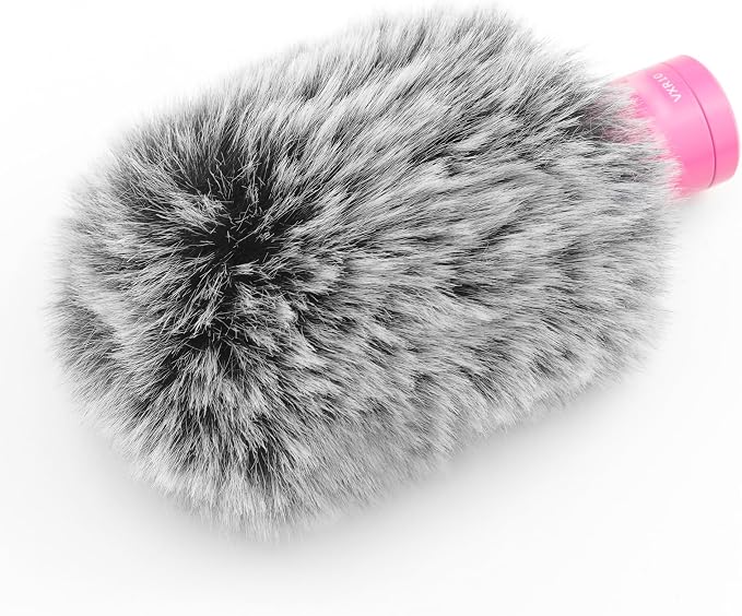 LEFXMOPHY Shotgun Microphone Windscreen for Movo VXR10, VXR10-PRO, COMICA CVM-V30 Mic Deadcat Furry Wind Muff Cover - Image 4