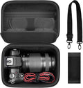 GWCASE Compact Hard Case for Canon R100 R50, RF-S18-45mm & 55-210mm Kit, S | Exclusively for Canon EOS R100 & R50 Mirrorless; Fits Body + RF-S18-45mm or RF-S55-210mm Lens; Not for Video Cameras,Box Only by GWCASE