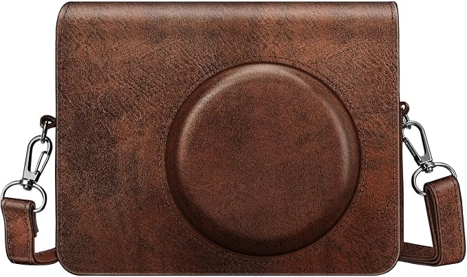 FINTIE Protective Case for Fujifilm Instax Wide 400 Instant Camera, Vintage Brown - Image 8