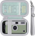 Camera Case for KODAK EKTAR H35/H35N/Snapic A1 Frame Film Camera | Protective Storage Box, Portable Carrying Box, Hard Protective Is Specifically Designed, Mesh Pocket, Sage Case by Baval