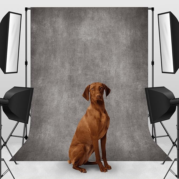 Gray Photo Backdrop Studio Abstract Texture Photography Background 10x10ft | Creative Background Photography Studio Shooting Canvas Professional Portrait - Image 3