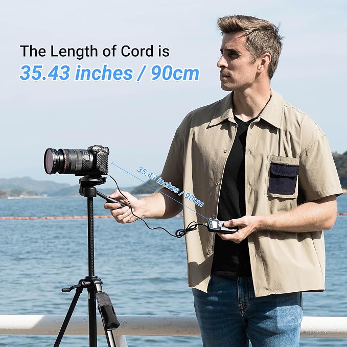 JJC Intervalometer Timer Remote for Sony A6000 A6400 A7IV A7III A7II A7RV | Time Lapse Shutter Release for A6100 A6600 A6500 A6300 A1II A7 A7R V IV A7RIII II A7S II III A9 ZV-1 RX100 VII RX10IV & More - Image 5