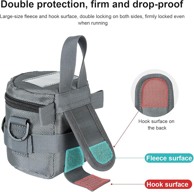 FOMITO Water-Resistant Camera Lens Pouch Bag - Shockproof Protective Case 3.94"x4.33" - Image 4