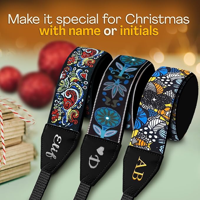 Art Tribute Custom Camera Strap - Add Your Text and We Make It Especially For You Get Your Own Personalized Gift Rhombus Sea Wave Strap, No Shipping Cost! - Image 7