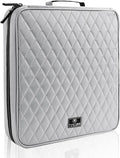 CD Case DVD Holder Storage: 160 Capacity DVD Cases Organizer Portable Wallet Storage - CD Plastic Protective Carrying Binder for Home Travel (Grey) by TIMCORR