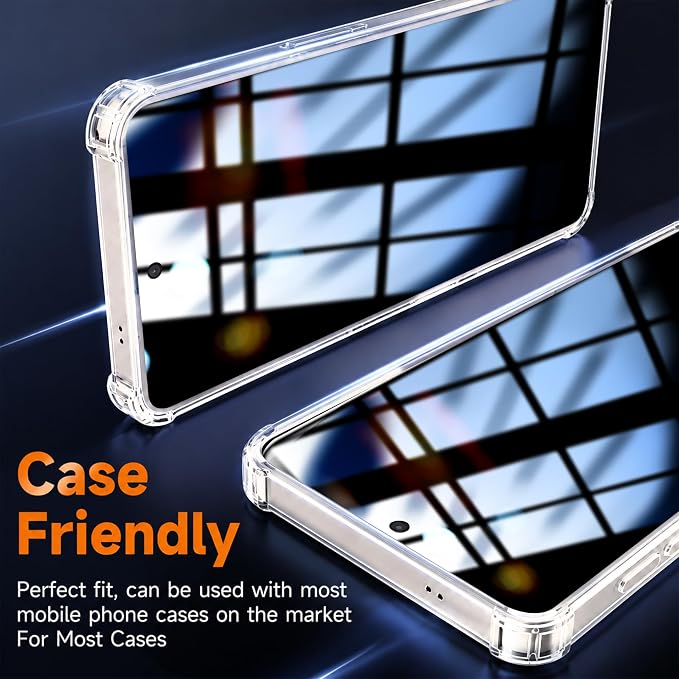 2+2 Pack for S25 Ultra Privacy Screen Protector | Ultrasonic Fingerprint Unlocking, Easy installation, Anti Spy, 9H Hardness Glass, Camera Lens Protector - Image 7