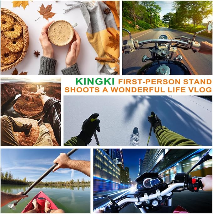 KINGKI Mobile Phone Chest Strap Harness Mount Head Strap Holder Kit for POV/VLOG,Cell Phone Clip Compatible with iPhone,Samsung,GoPro Hero 12, 11,10, 9, 8, AKASO,DJI Osmo,and Action Cameras… - Image 7