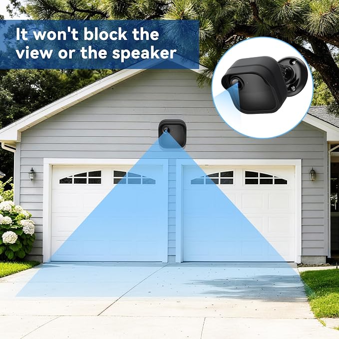 Silicone Case Cover for Blink Outdoor 4/2K+, Weatherproof Silicone Cover Skin Provides Full Camera Protection, for All-New Blink Outdoor 4 Home Security Camera (Black) - Image 2