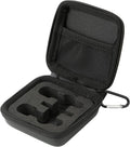 Hard Travel Carrying Mic Case Wireless Lavalier Microphone Case with 3 Slots for Wireless Lavalier Microphone Lapel Clip-on Mic by HanZhiQiang
