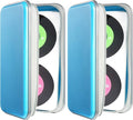 UENTIP CD Case,96 Capacity Hard Plastic DVD Case Holder for Car Home Travel (Pack of 2) by UENTIP