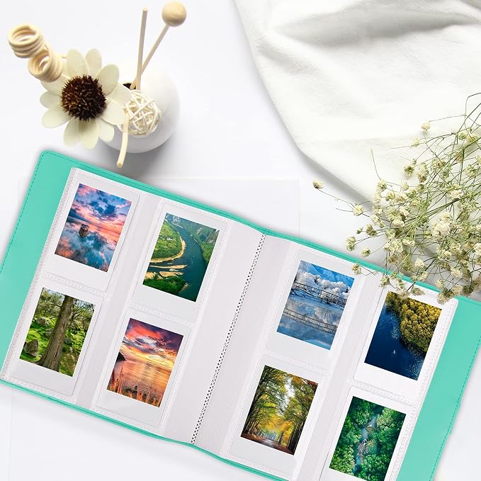 256-pocket Instant Photo Album for Fujifilm Instax mini Photo, Green | Album Book for PoIaroid Instant Camera, for Wedding Anniversary Birthday Travel Memories, Keep Your Unique Memories Safe - Image 7