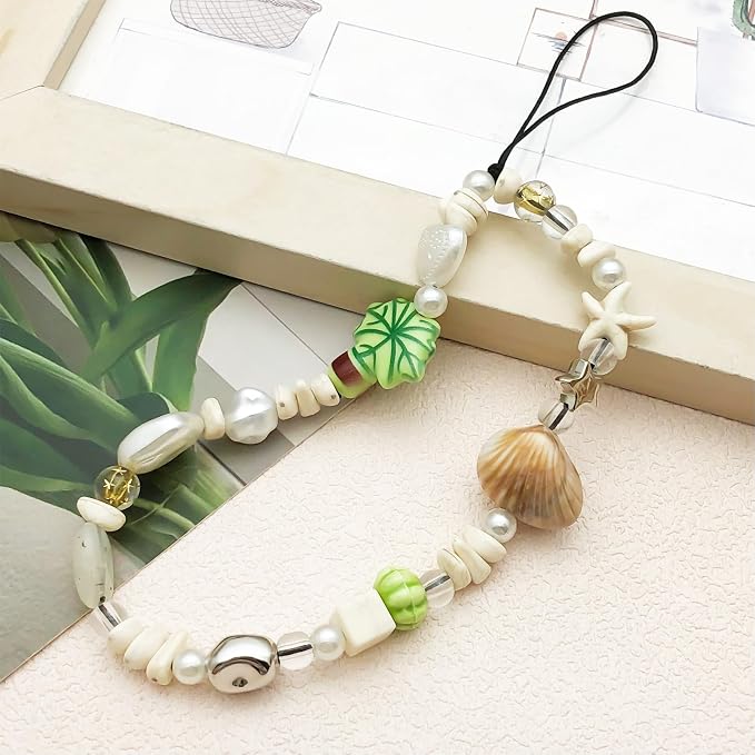 Beaded Camera Wrist Strap Cute Digital Camera Charm Lanyard Phone Chain Keychain Beaded Phone Lanyard Bag Charm - Image 6