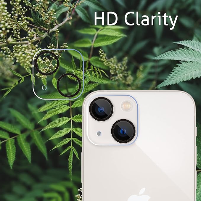 Ailun 2 Pack Camera Lens Protector for iPhone 13 & iPhone 13 Mini | Tempered Glass, Ultra HD, Anti-Scratch, Easy to Install, Case Friendly, Does not Affect Night Shots - Image 3