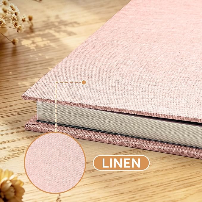 Large Photo Album Self Adhesive Scrapbook Album for 4x6 5x7 8x10 Pictures DIY Photo Book as Scrapbooking Supplies Kits, Birthday Gifts for Women Mom Wedding Baby Family Travel - Image 4