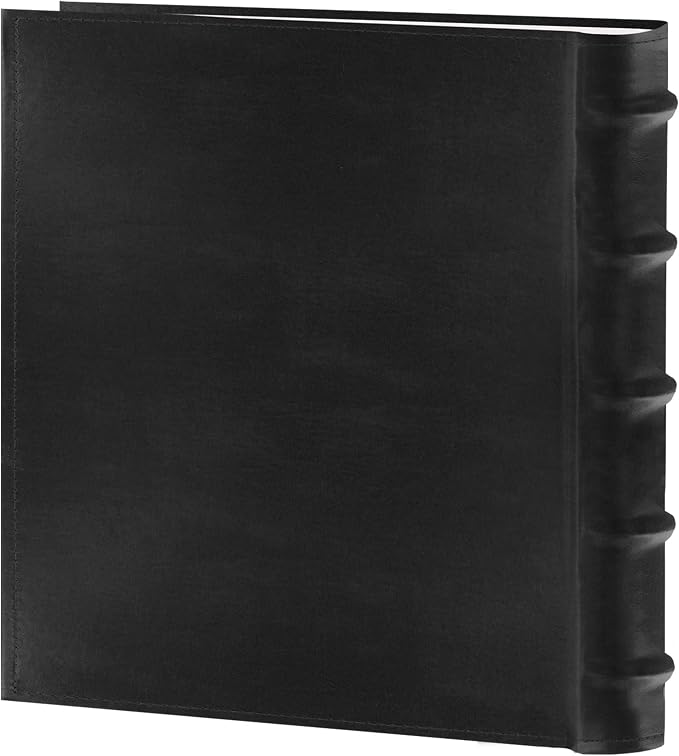 Pioneer Photo Albums CLB-246/BK 200-Pocket European Bonded Leather Photo Album for 4 by 6-Inch Prints, Black - Image 2