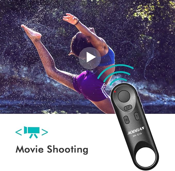 Camera Remote Control for Canon EOS RP, EOS R, R5, R6, M50, M50 II | 6D Mark II, 77D, 850D, 800D, 200D, 250D, EOS Rebel SL2, Rebel T7i, T8i, 90D, EOS M6 Mark II, SX70 HS; Replaces Canon BR-E1 - Image 8