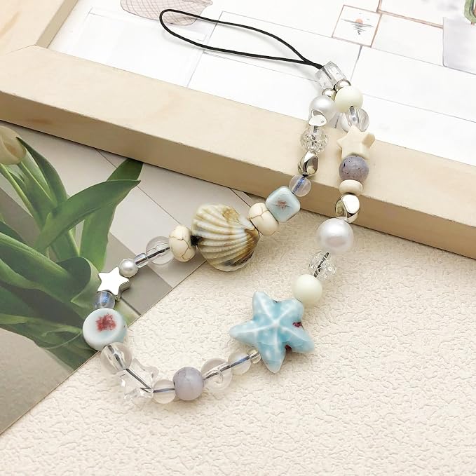 Beaded Camera Wrist Strap Cute Digital Camera Charm Lanyard Phone Chain Keychain Beaded Phone Lanyard Bag Charm - Image 7