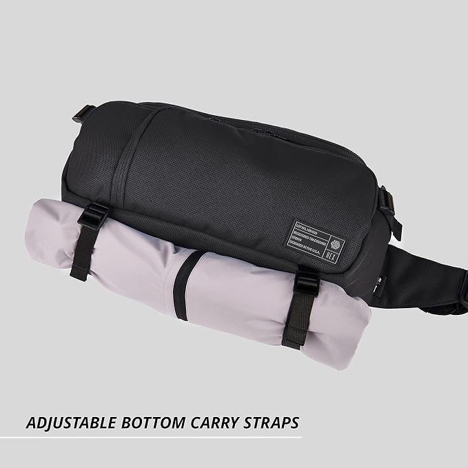 Hex Ranger DSLR Sling, Black, with Adjustable Carry Straps, Collapsible Interior Dividers & More, Black - Image 7