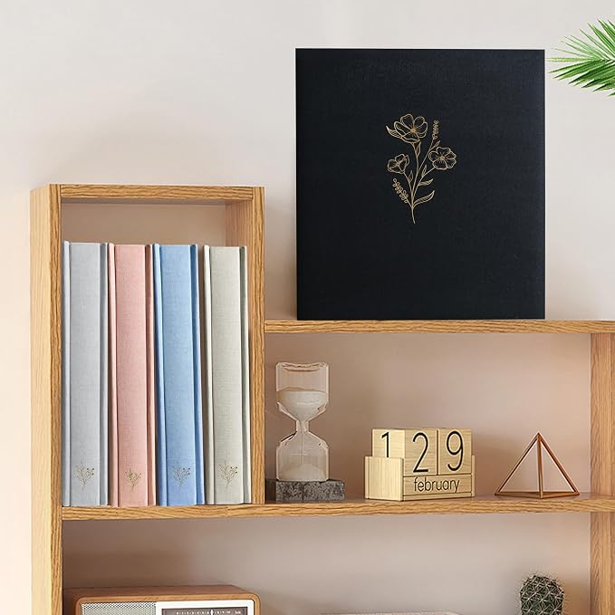 Holoary Photo Album 4x6 500 Photos 5 Pictures Per Page, 500 Pockets 4”x6” Picture Album, Linen Fabric Cover Big Picture Book for Photos, 4x6 Photo Albums for Family Weddings Travel Memories(Black) - Image 6
