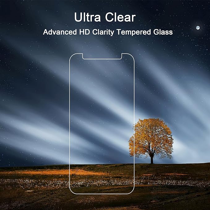 Ailun 3 Pack Screen Protector for iPhone 12 Pro Max, Tempered Glass | 6.7 Inch, Case Friendly - Image 4