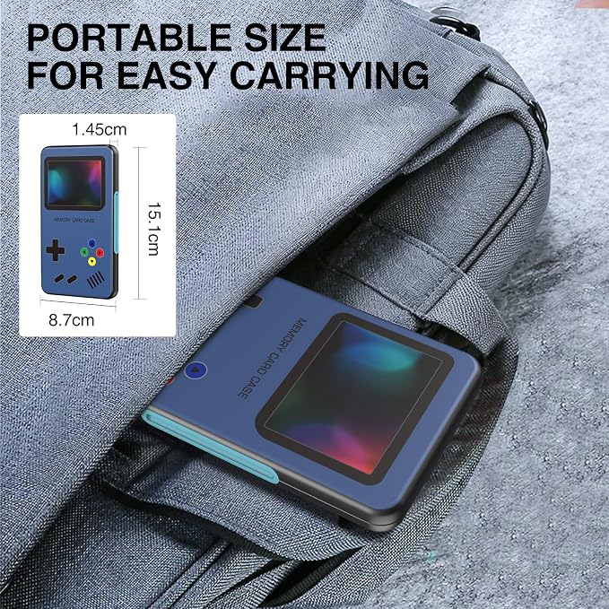 HEIYING SD Card Holder with 40 Precise Slots for SDXC SDHC Micro SD Cards | Portable SD Card Case, Hard ABS Shell with Soft Silicone Lining, Precise Card Slots,Magnetic Closure for Neat Storage - Image 6