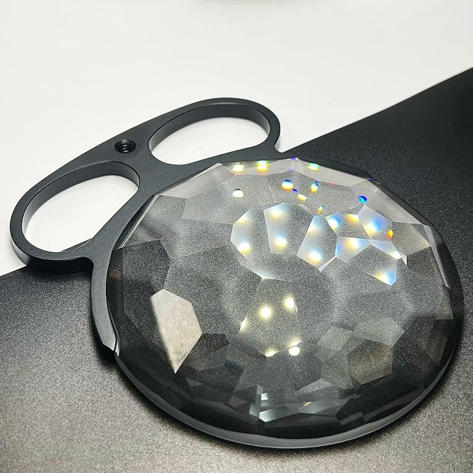 100mm Handheld Kaleidoscope Glass Special Effects Filter Photography Video SLR Camera Lens Accessories by JORIXXY