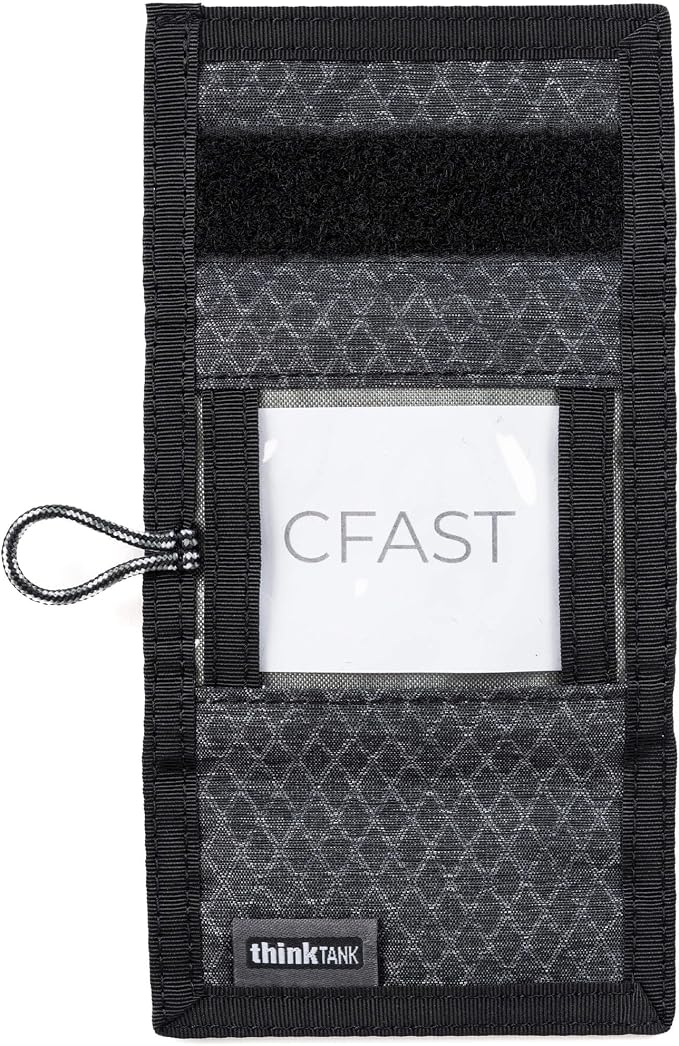 Think Tank Secure Pixel Pocket Rocket Mini Folding Wallet for 4 CFast or 4 CF Express Type B Memory Cards (Black Slate) - Image 9