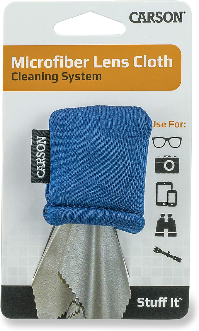 Carson Stuff-It Microfiber Lens Cloth Cleaning System for Eyeglasses, Smartphones, Tablets, Optics, Lenses, Cameras and More - Image 8