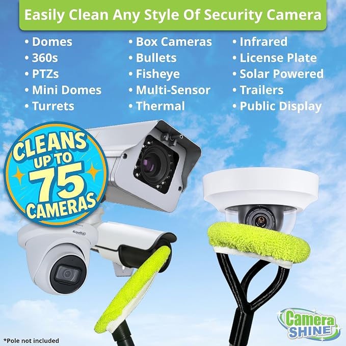 PRO Surveillance Cleaning Kit - Safely Clean Any Security Camera Safely from The Ground - Image 4
