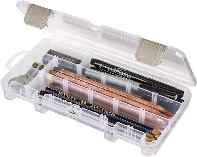 ArtBin 3003AB Solutions Small Box, Art & Craft Supply Organizer with Removable Dividers, [1] Plastic Storage Box - Image 8