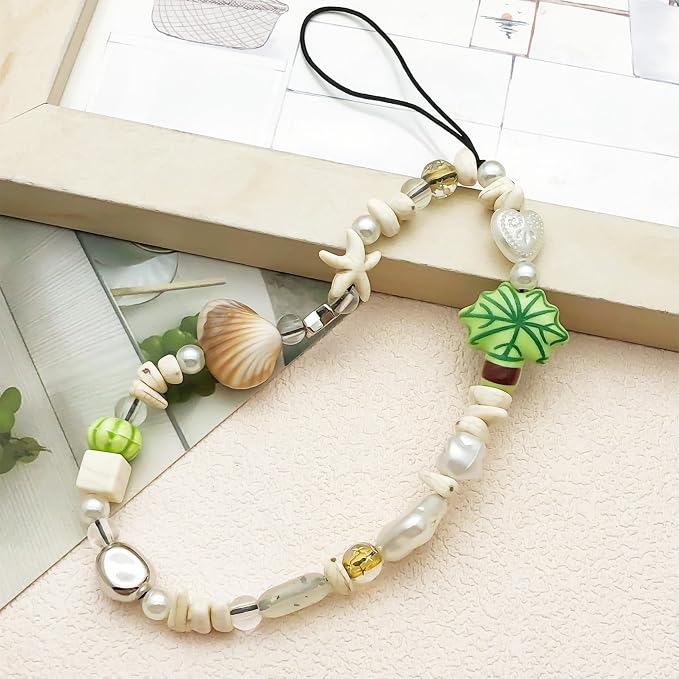 Beaded Camera Wrist Strap Cute Digital Camera Charm Lanyard Phone Chain Keychain Beaded Phone Lanyard Bag Charm by MOTOFITOOL