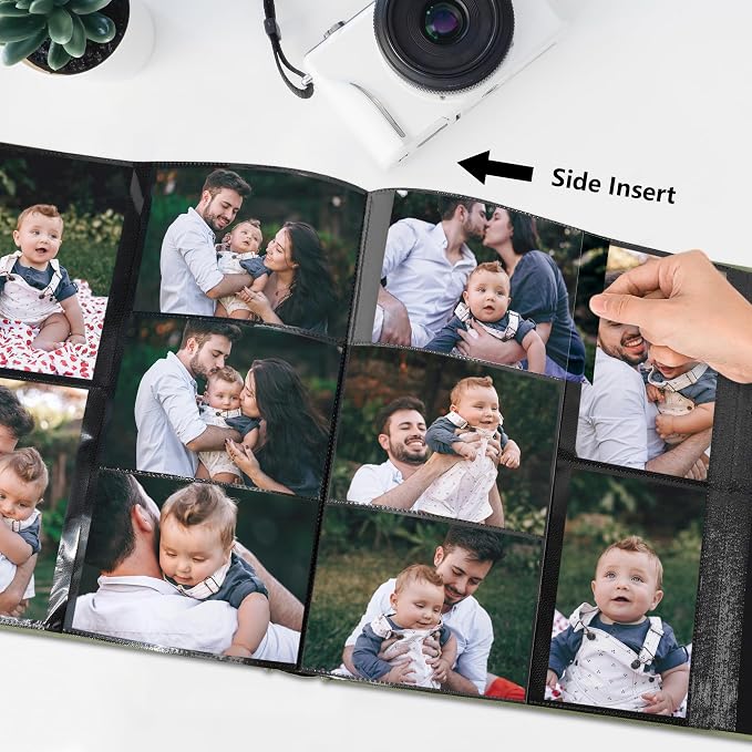 Photo Album 4x6 Pictures 600 Pockets Linen Cover White | Front Window, Large Picture Book, Memory Book, Family Travel Wedding Keepsake - Image 5