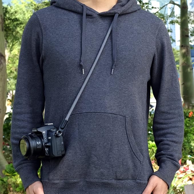 Vintage Camera Neck Strap,Nylon Rope Camera Shoulder Straps for Photographers Film DSLR - Image 2