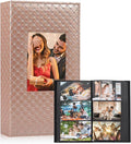 RECUTMS Photo Album 4x6 Pictures, 300 Pockets Large Capacity Picture Album | Acid-Free Black Pages, Leather Cover, Horizontal Pockets, Custom Photo Cover, Perfect for Wedding, Family&Trave by RECUTMS