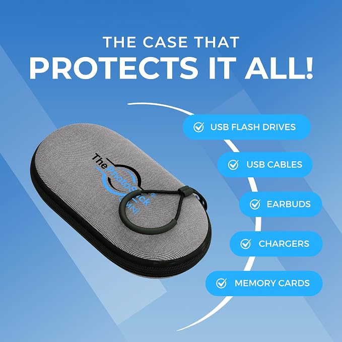 ThePhotoStick® Omni Case - Shockproof, Water Resistant Portable USB Storage | USB Organizer, Water-Resistant, Shockproof Case, Tech Accessories, Compact and Portable, USB Protection, Travel Case - Image 4