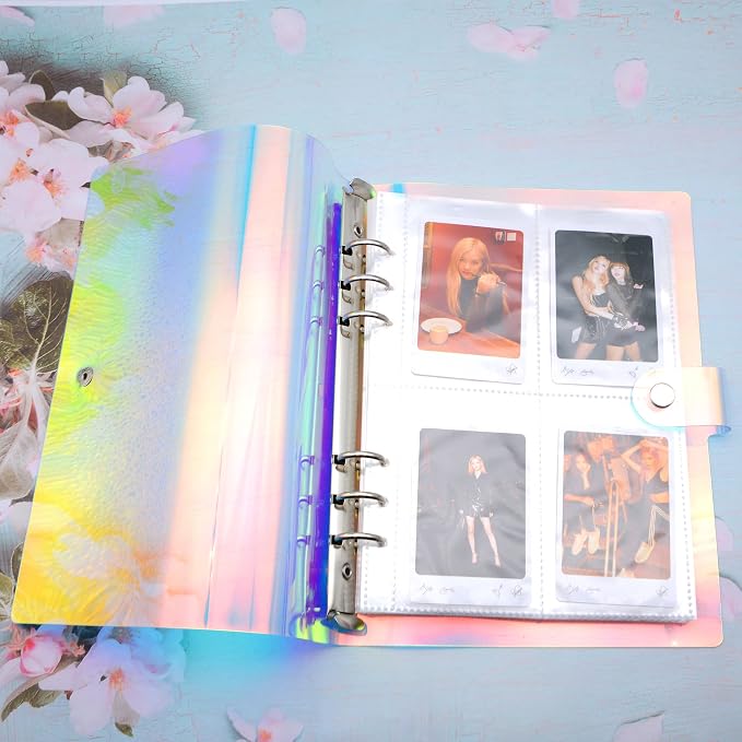 Polaroid Photo Album,Instax Mini Photo Album,200 Pockets Album Book | Photocard Album for Fujifilm Instax Mini 11 90 70 50S 26 25 9 8+ 7S/ Polaroid Snap,Kpop Photocard Holder Book (Color-1) - Image 3