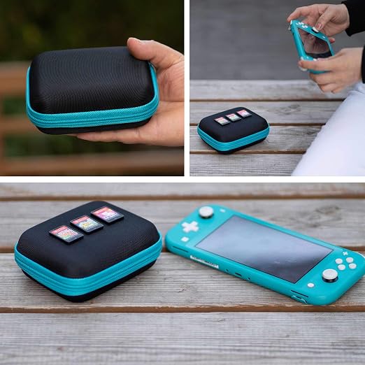 ButterFox 45+12 Switch Game Case for Nintendo Switch (45 physical+12Micro SD digial slots), Switch Game Card Storage Holder or SD Memory Card Case (45 Blue/Black) - Image 5