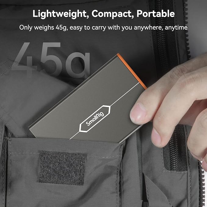 SMALLRIG Memory Card Storage Case, 8 Slot SD Card Holder | for Micro SD/SIM Cards Anti-Shock, Anti-Fall, Scratch-Resistant, Suitable for Photographers- 4107 - Image 4