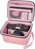 Comecase Vlogging Camera Case for Duluvulu/for VJIANGER 4K Digital Cameras | Mesh Pocket for Charging Cables and Batteries, Travel Storage for Vloggers, Parties and Camping (Pink) - Case Only by COMECASE