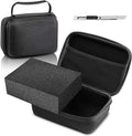 Relaxweex Hard Case with Foam, 13.5 X 9.8 X 5.5 Inch, Black | EVA Waterproof Shockproof Case, Customizable Foam for Camera Electronics Instruments, Digital Products, with Knife by Relaxweex