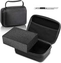 Relaxweex Hard Case with Foam, 12.6 X 8.27 X 3.5 Inch, Black | EVA Waterproof Shockproof Case, Customizable Foam for Camera Electronics Instruments, Digital Products, with Knife by Relaxweex