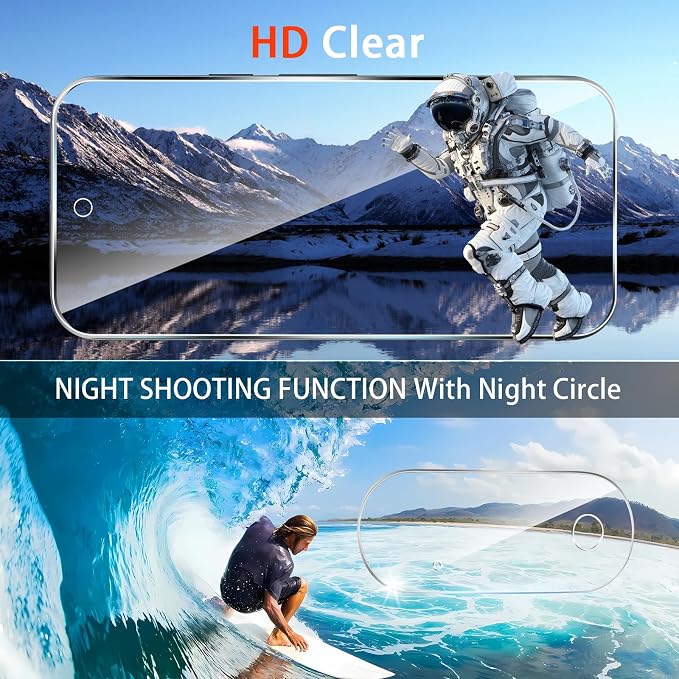 Glass Screen Protector for Google Pixel 11 with Camera Lens Protector | （3+2 Pack） 9H Tempered Glass,Fingerprint Unlock,Anti-Scratch,Bubble Free,Case Friendly - Clear - Image 7