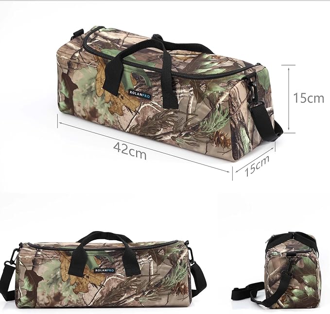 Rolanpro Telephoto Lens Camera Bag for Nikon 180-600mm/600mm F6.3, Camera Lens Pouch Case for Sony 200-600mm,for Canon 200-800 etc(Grass) - Image 3
